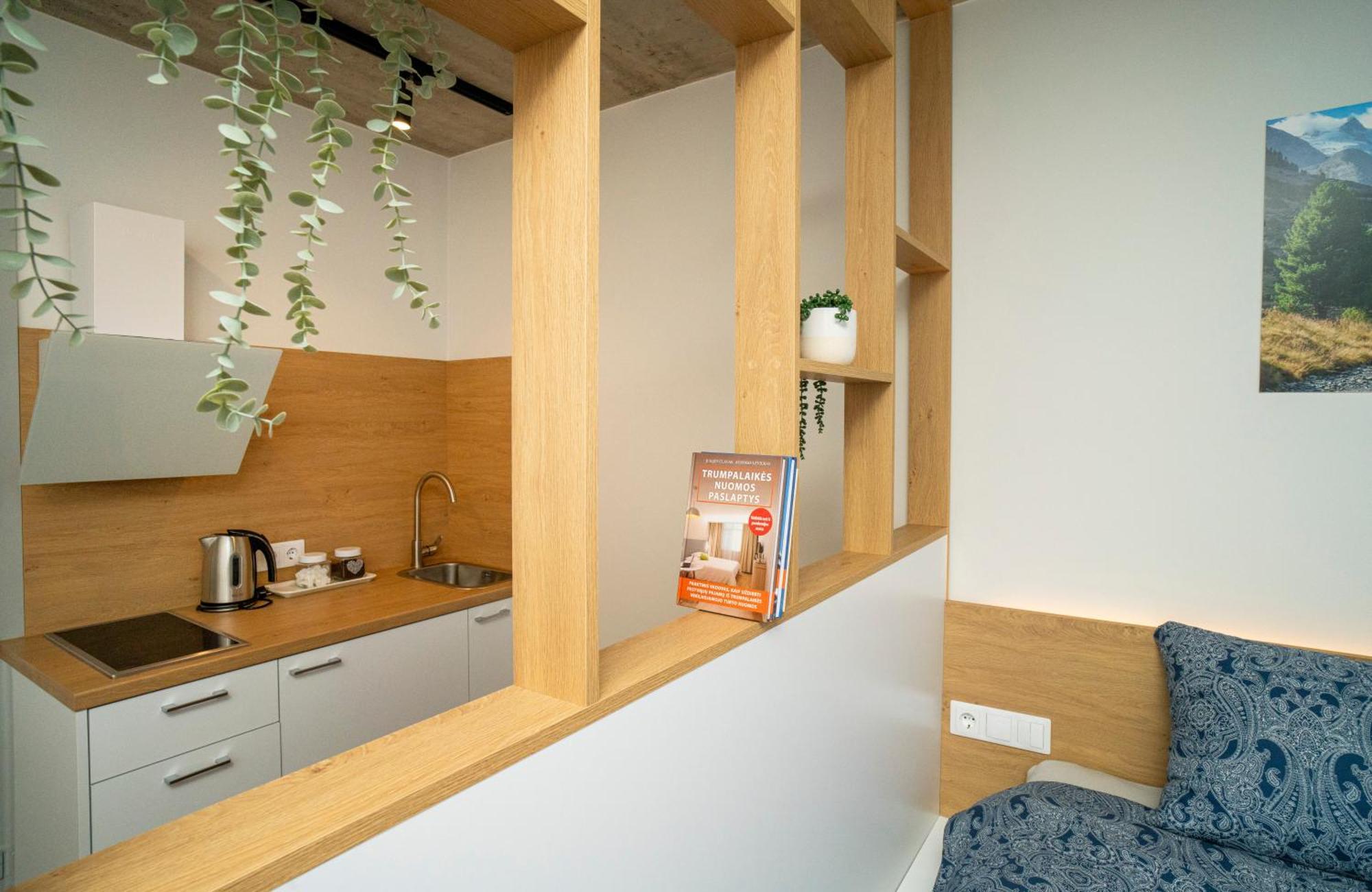 Fort63 Apartments Каунас Стая снимка